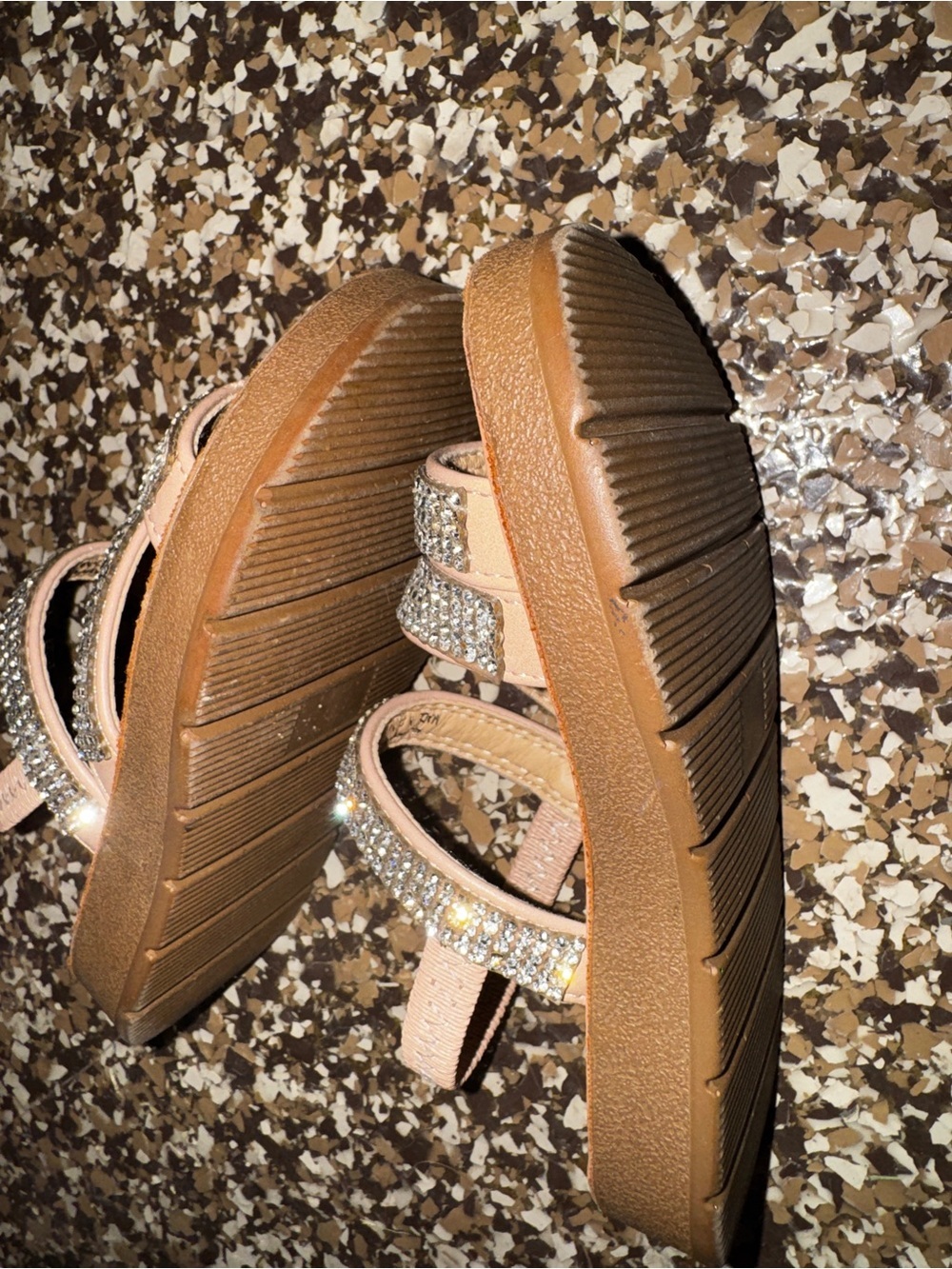 Toddler Girls Shoe Bundle Size 5/6/22 | Sparkle Dress Shoes, Sandals & Flats - Picture 7 of 9
